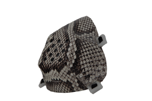 Covid 19 - Python Leather Mask